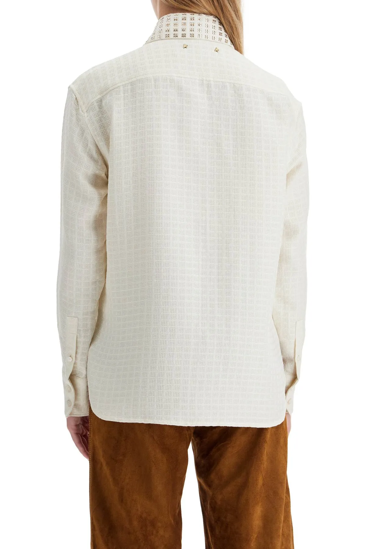 GOLDEN GOOSE jacquard shirt with