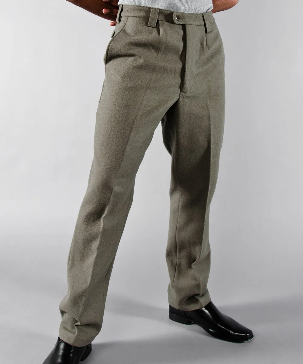 Gray Wool Pants