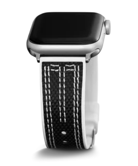 GUESS Nylon on Silicone Band for Apple 42-44 mm Watch