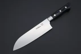 Hattori Forums FH Series FH-4D Santoku 170mm (6.6inch, ”Black Space"Corian® Handle)