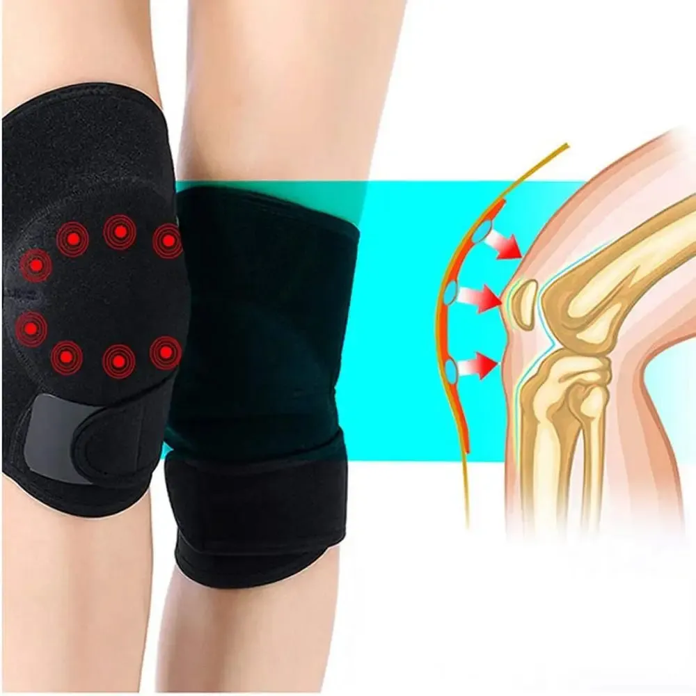 Health Care Nano-Tech Magnetic Self Heating Knee Support Protector Knee Pads, Knee Brace For Joint Arthritis Pain