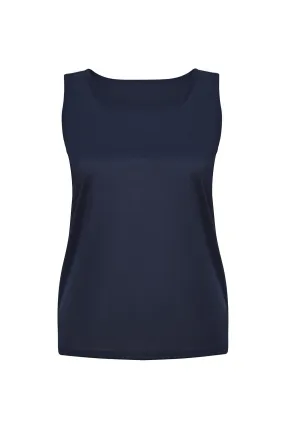 Hi & low neck option Tank | Navy | 7639TT