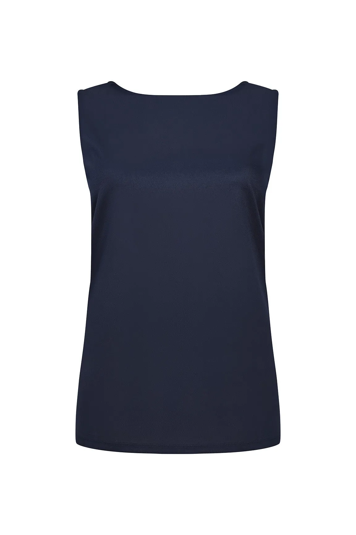 Hi & low neck option Tank | Navy | 7639TT