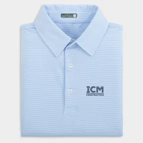 ICM Pinstripe Performance Polo