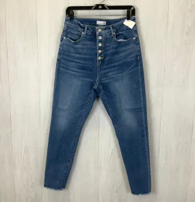 Jeans Skinny By Loft In Blue Denim, Size: 10