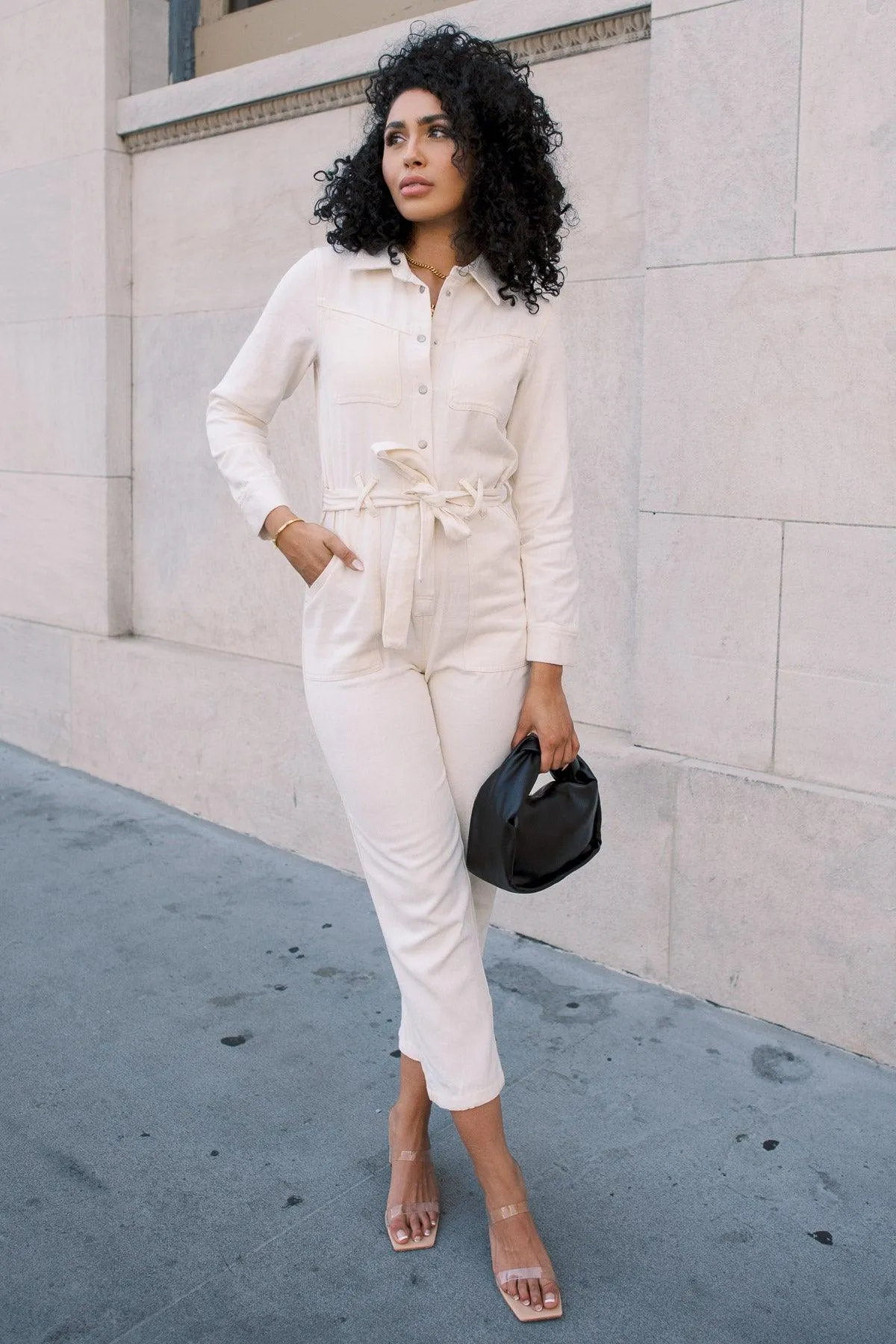 Jump Into Chic Utility Jumpsuit - Final Sale