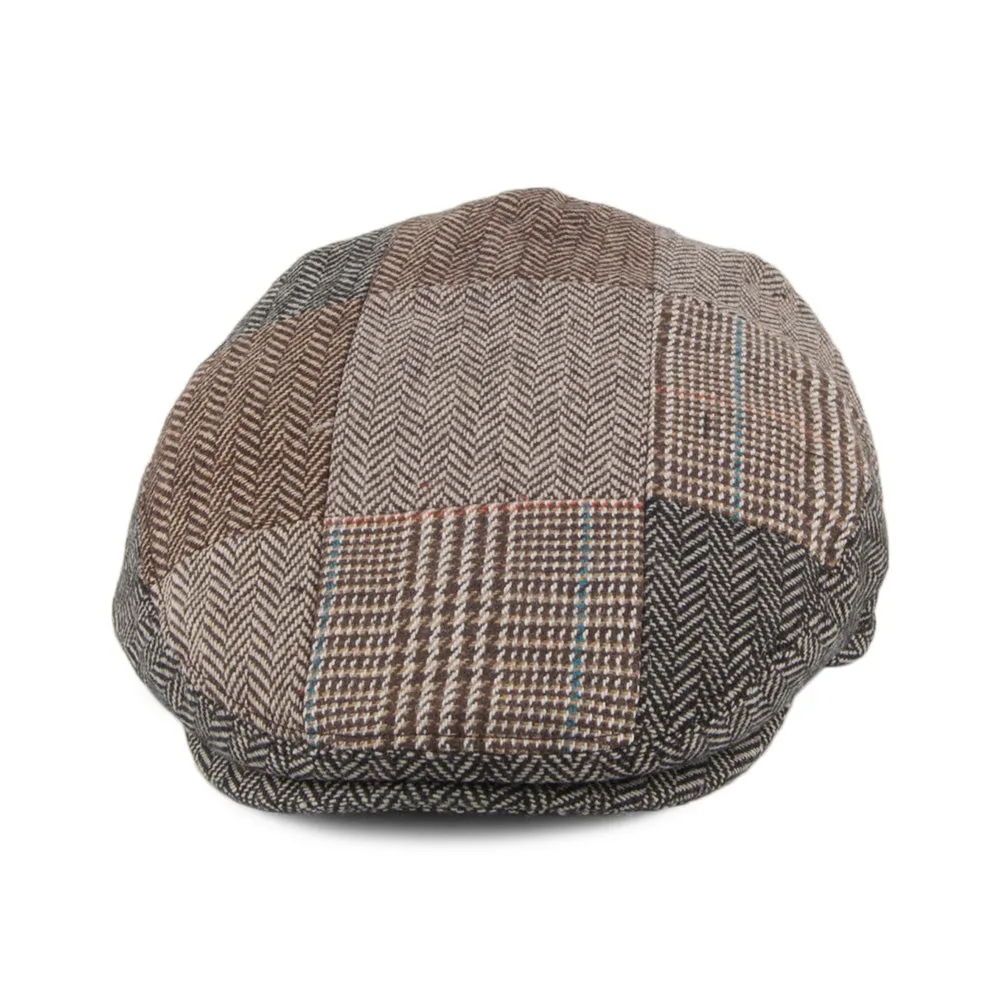 Kids Patch Flat Cap - Multi-Coloured