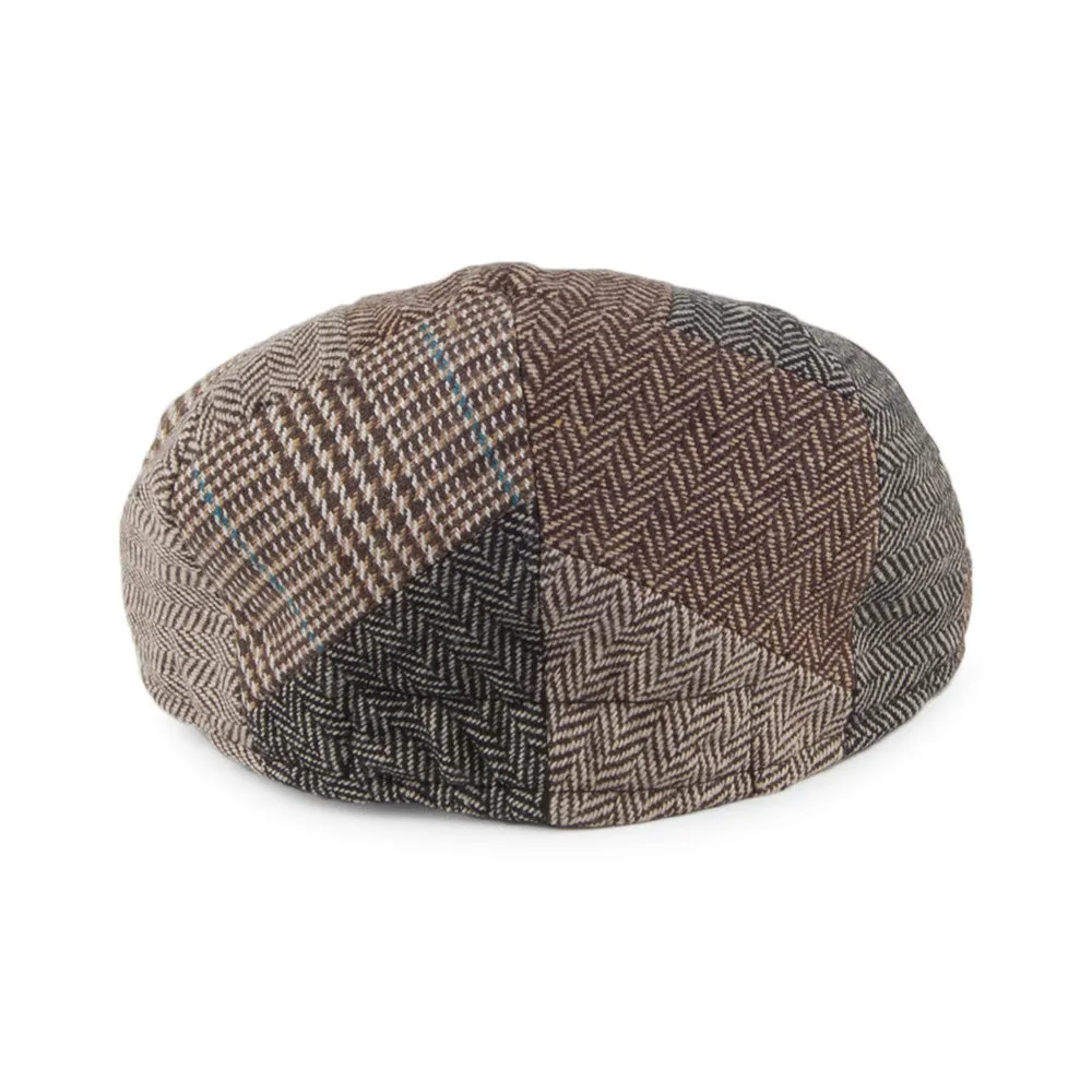 Kids Patch Flat Cap - Multi-Coloured