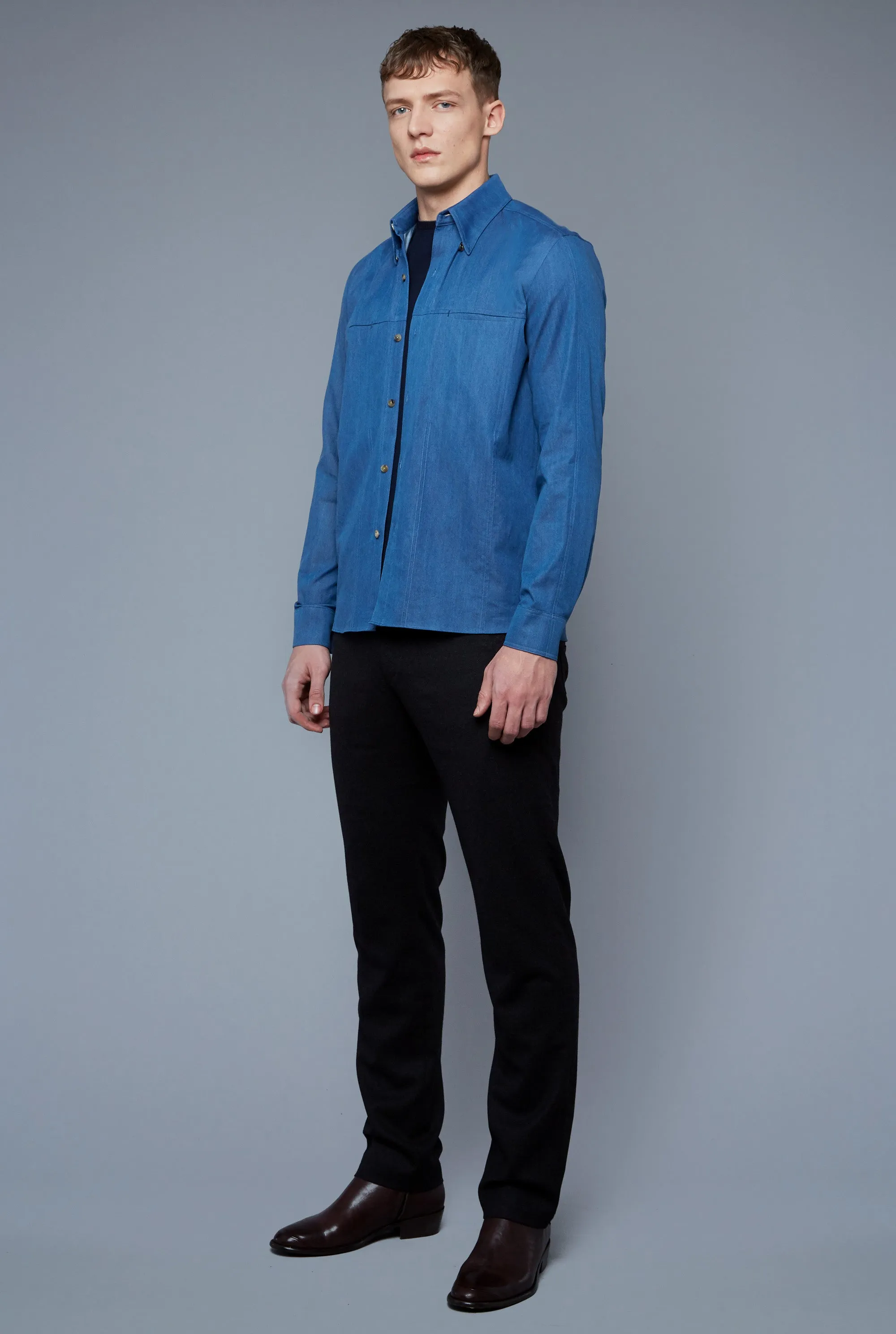 Kojima Denim Shirt | Light Blue