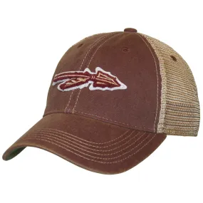 Legacy Chenille Spear Adjustable Trucker Cap - Garnet