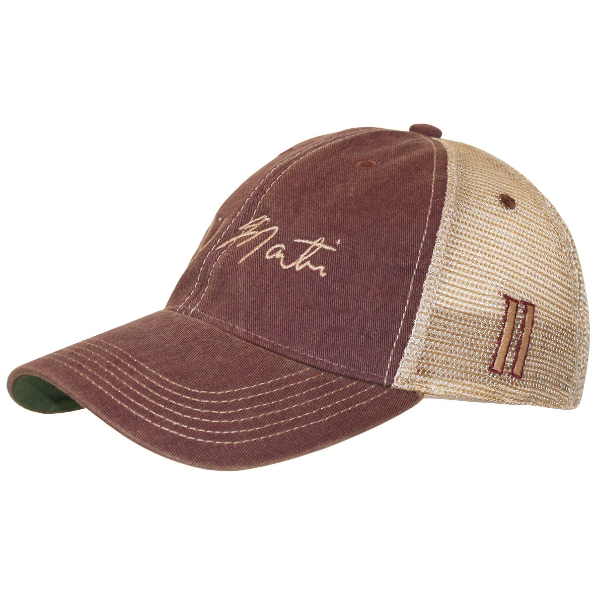 Legacy Mike Martin Signature Adjustable Trucker Cap - Garnet