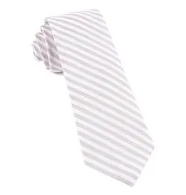 Light Champagne Striped Necktie