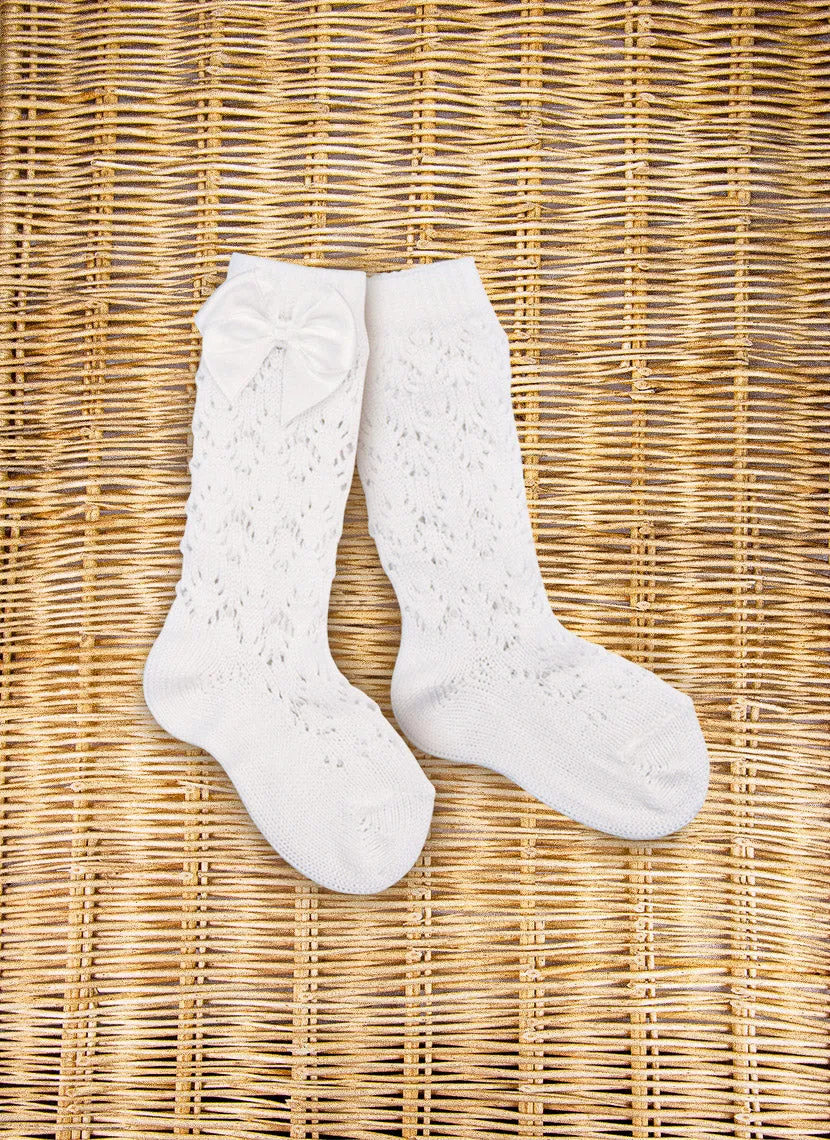 Little Ms. Paris Crochet Socks