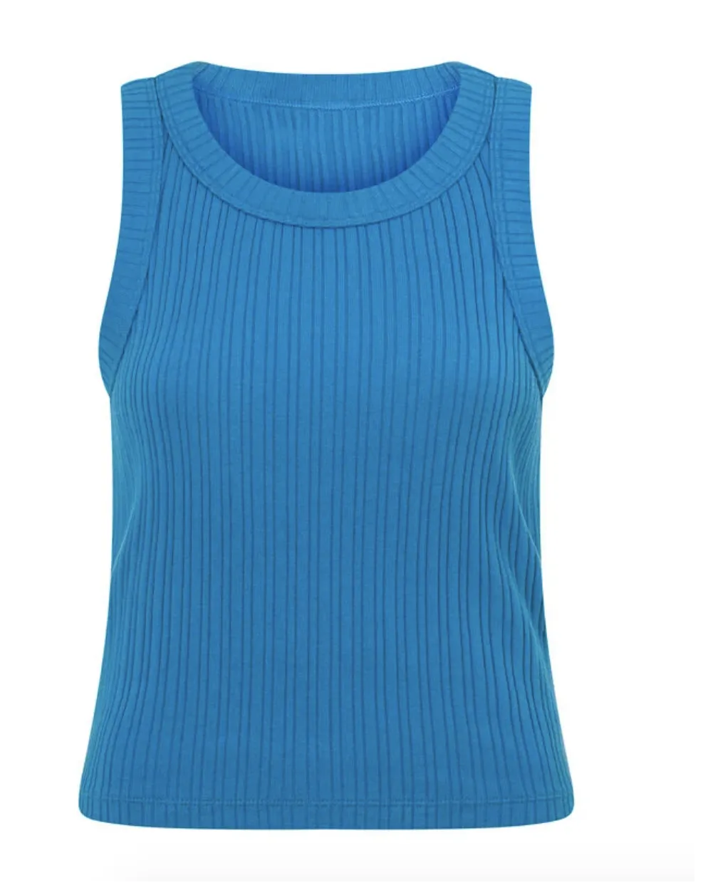 Lorna Jane Essential Wide Ribbed Tank - Cornflower