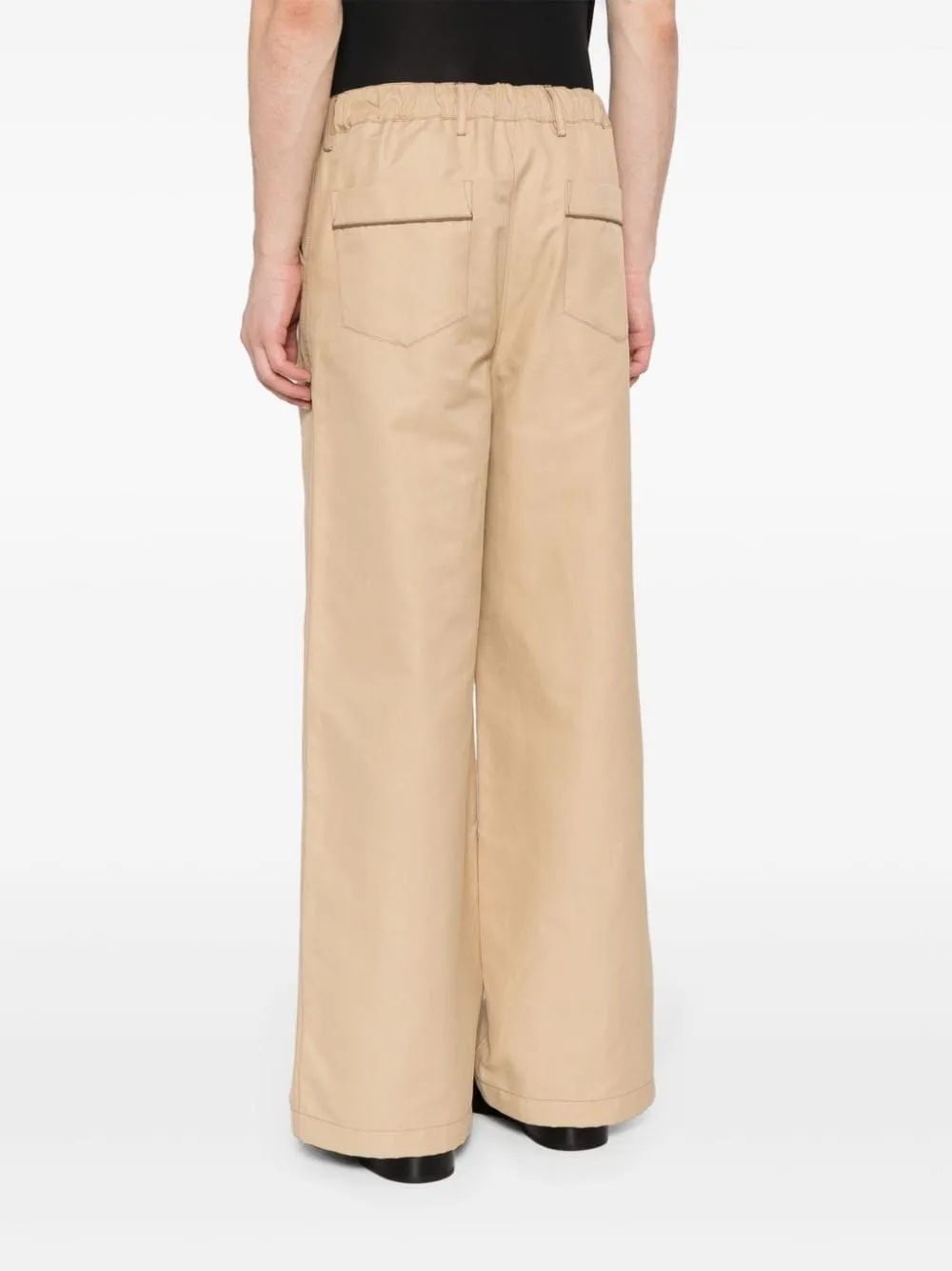 MARNI STRAIGHT-LEG WOVEN TROUSERS