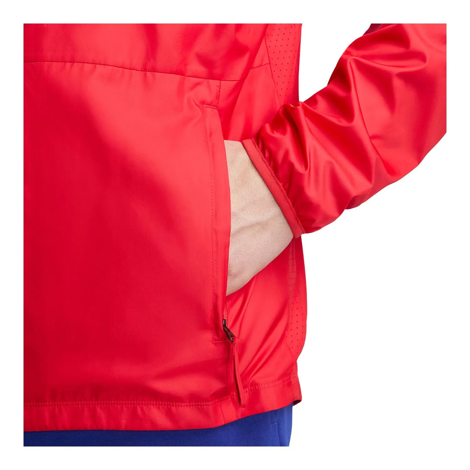 Men's Nike USA Splatter Swoosh Red Jacket