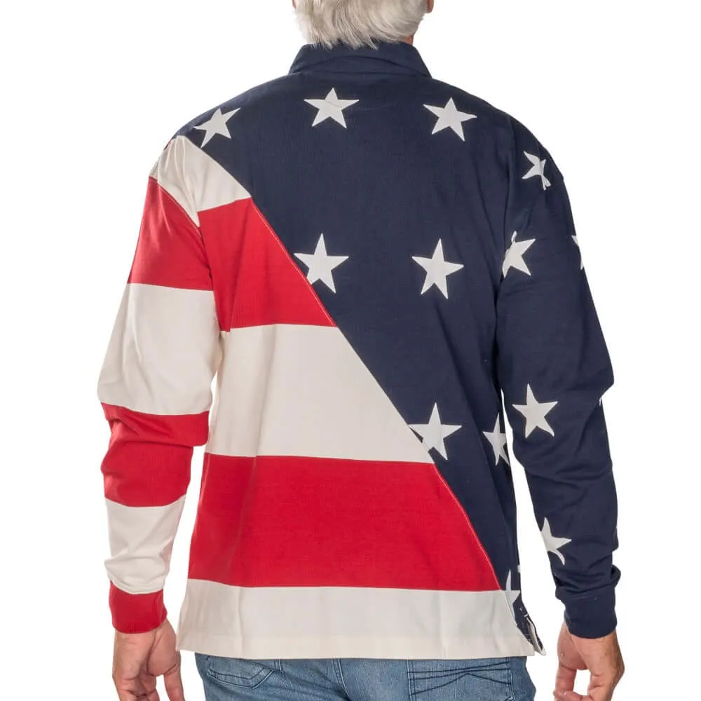 Men's Patriotic Classic Rugby Shirt