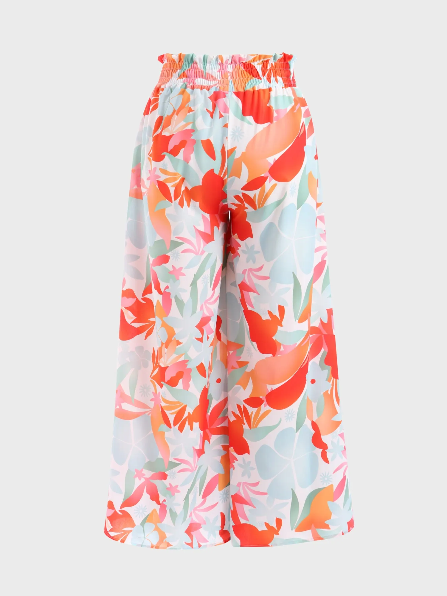 Midsize Fascinating Floral Wide-Leg Pants