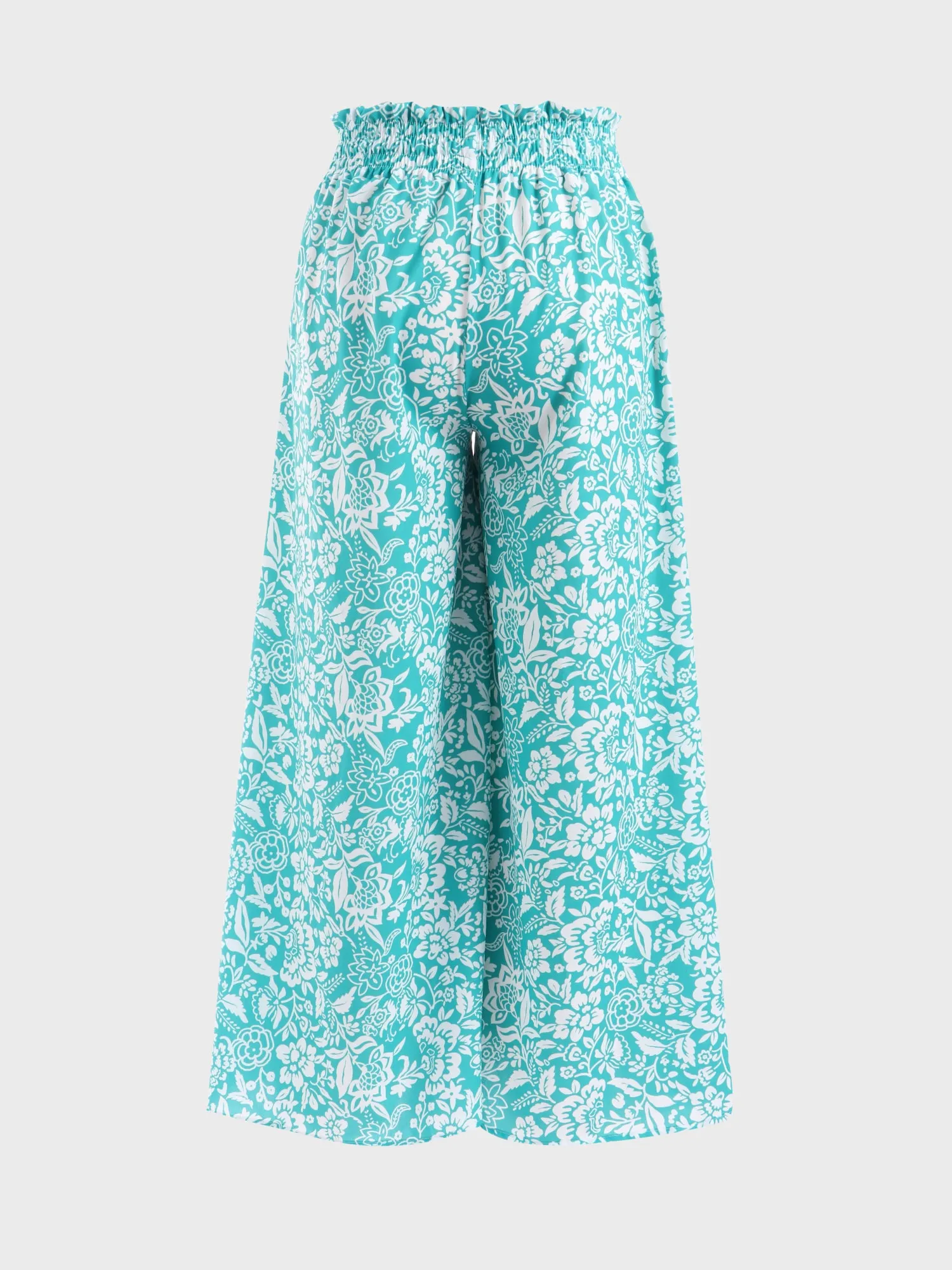 Midsize Fascinating Floral Wide-Leg Pants