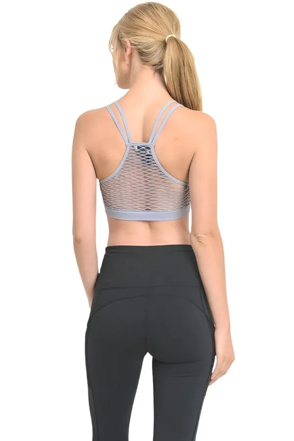 Mono B Seamless Open Back Top AT1961