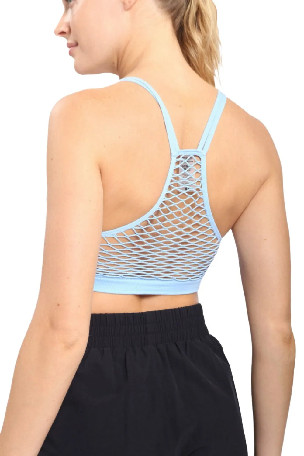 Mono B Seamless Open Back Top AT1961