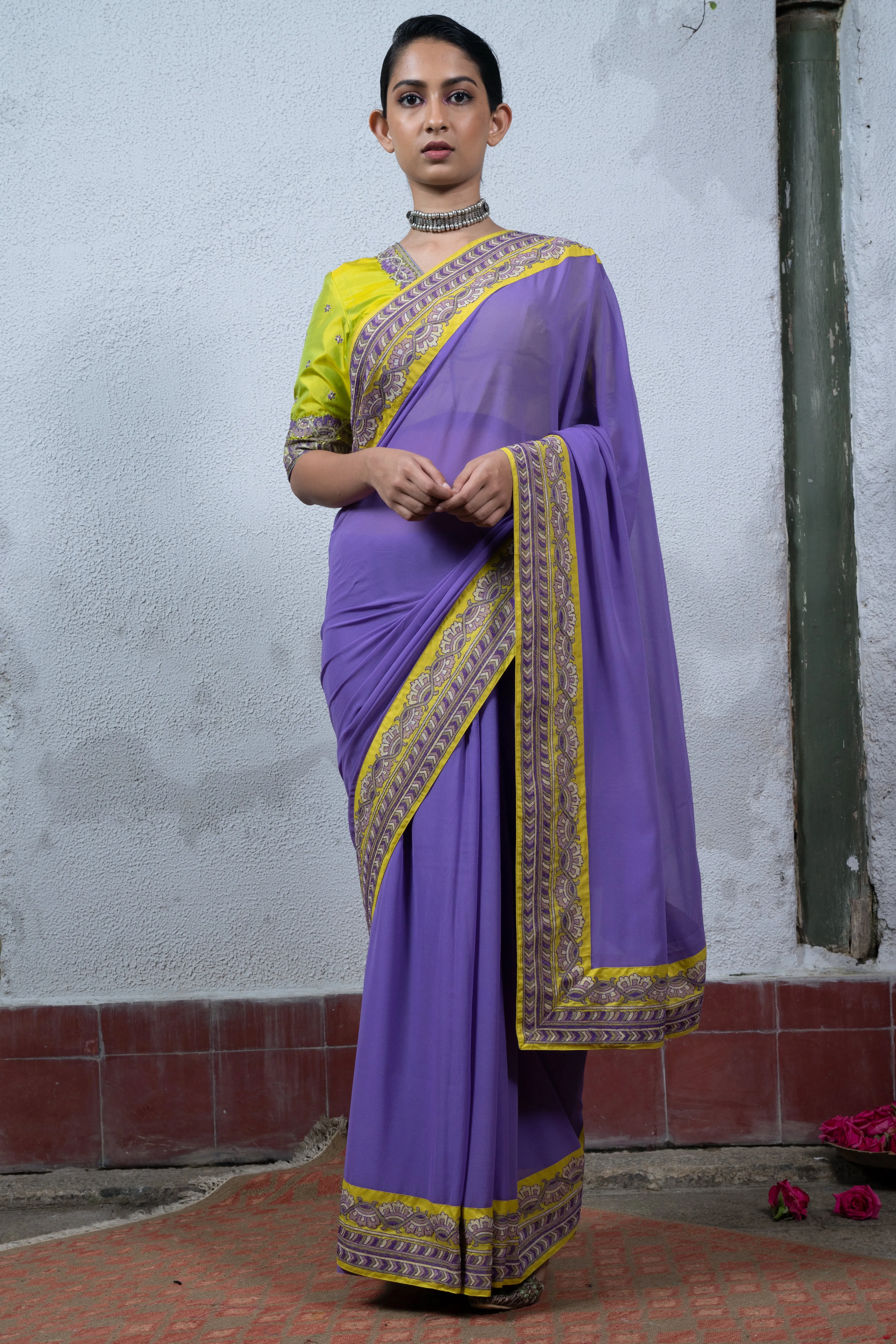 Mysore: Blue Saree