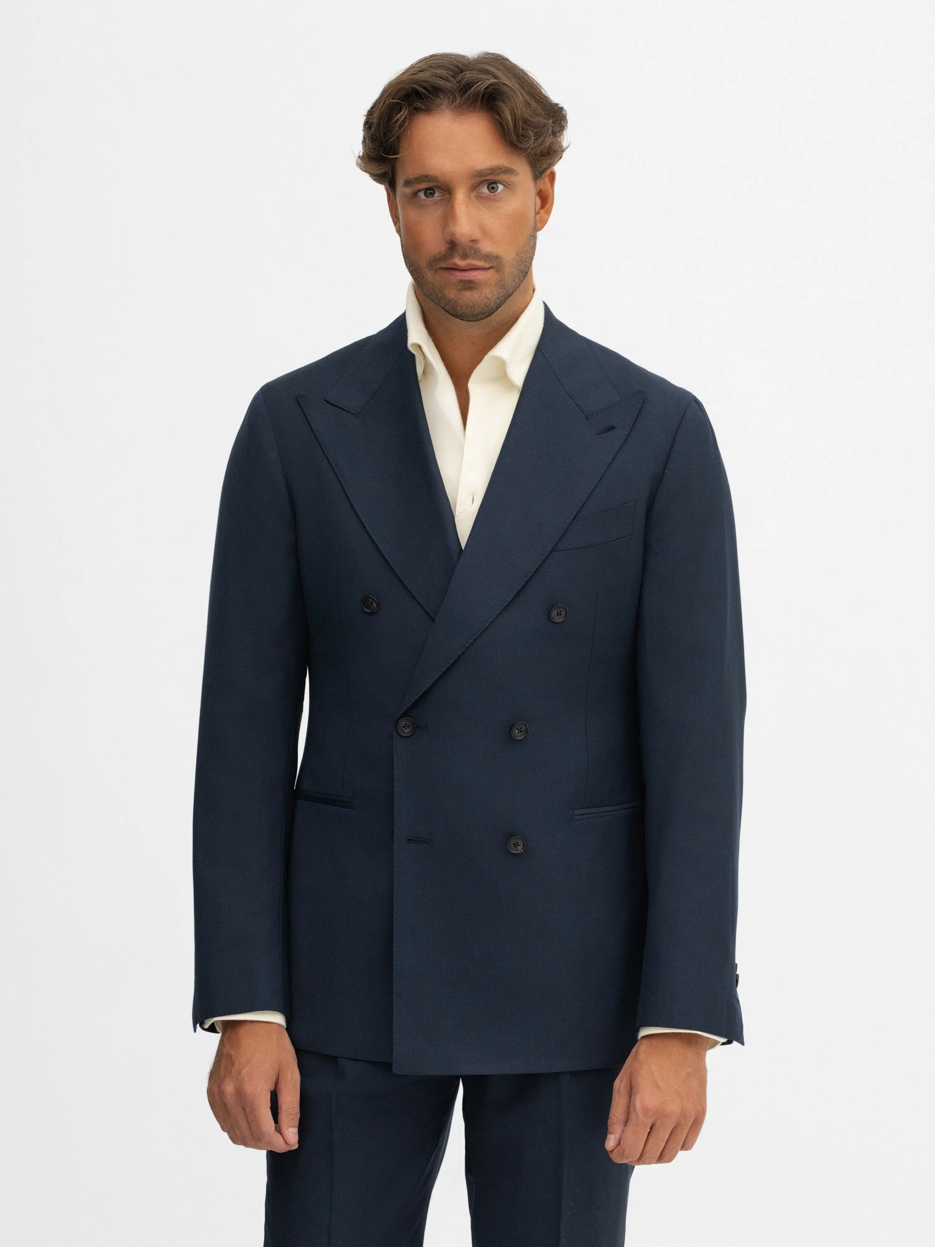 Navy S130 Wool Suit (DB)