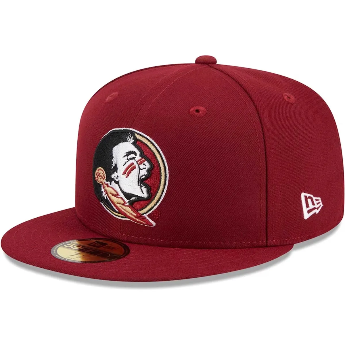 New Era Seminole Logo 59Fifty Fitted Cap - Garnet