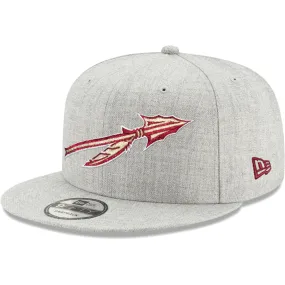 New Era Spear Logo 950 Flat Bill Snap Back Cap - Grey