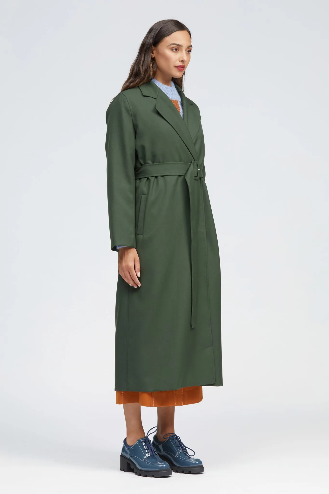 Obel Coat Dark Green