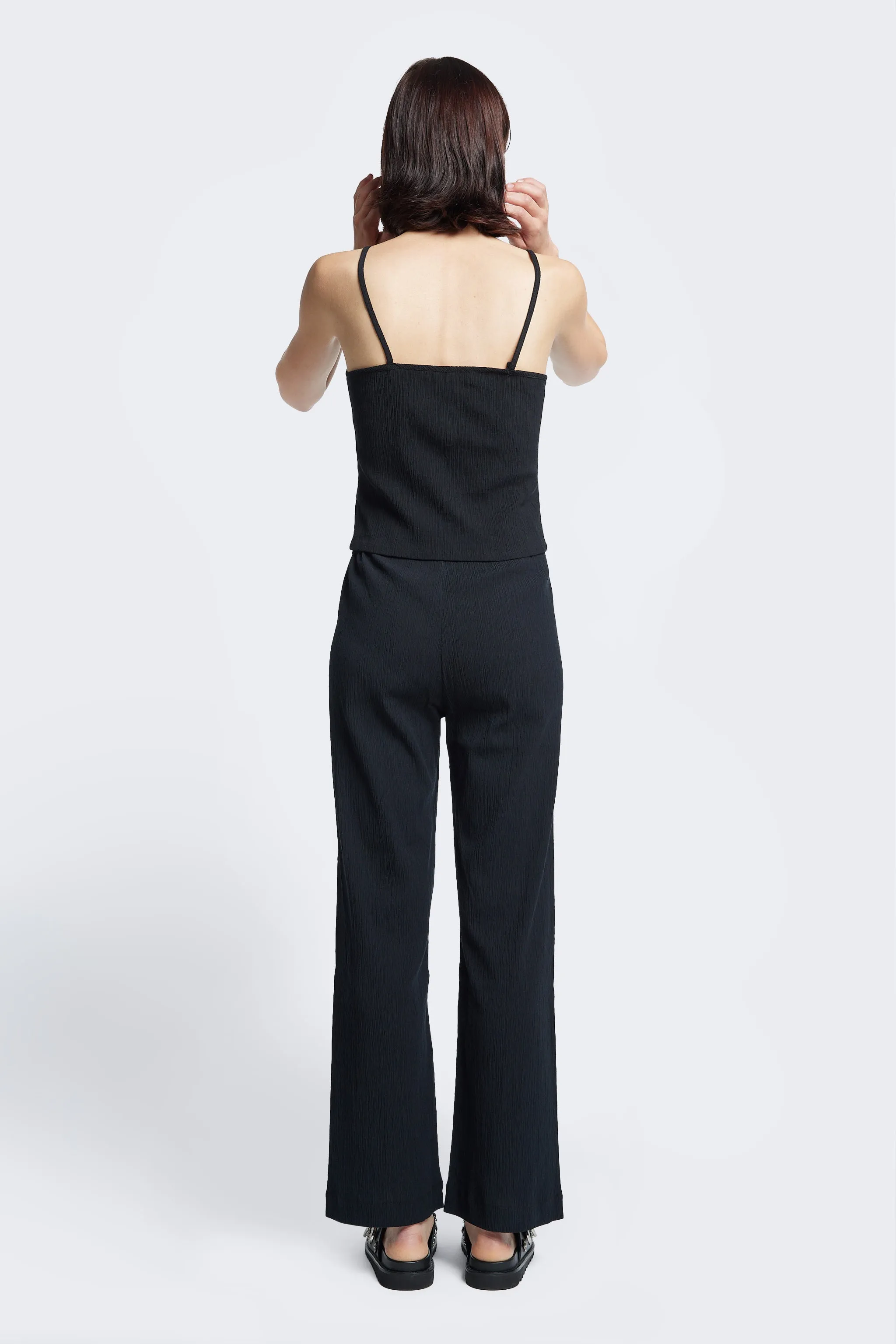 Oracle Crinkle Pant Black