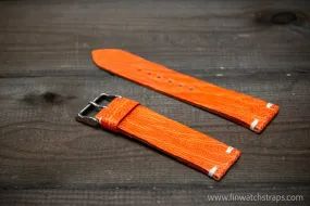 Ostrich legs leather watch strap