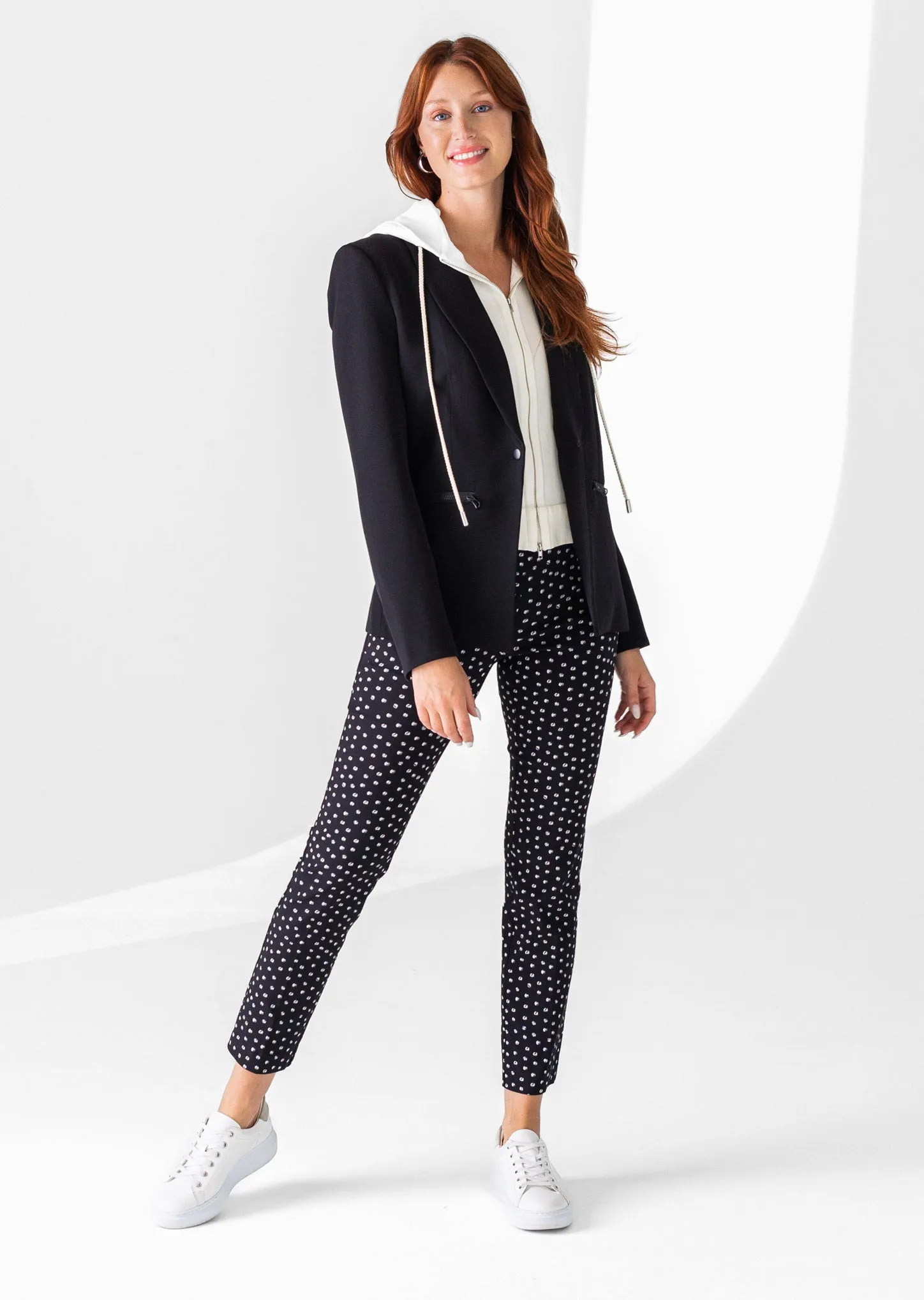 Panda Dot 28'' Ankle Pant With Pockets