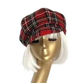 Plaid Newsboy Cap