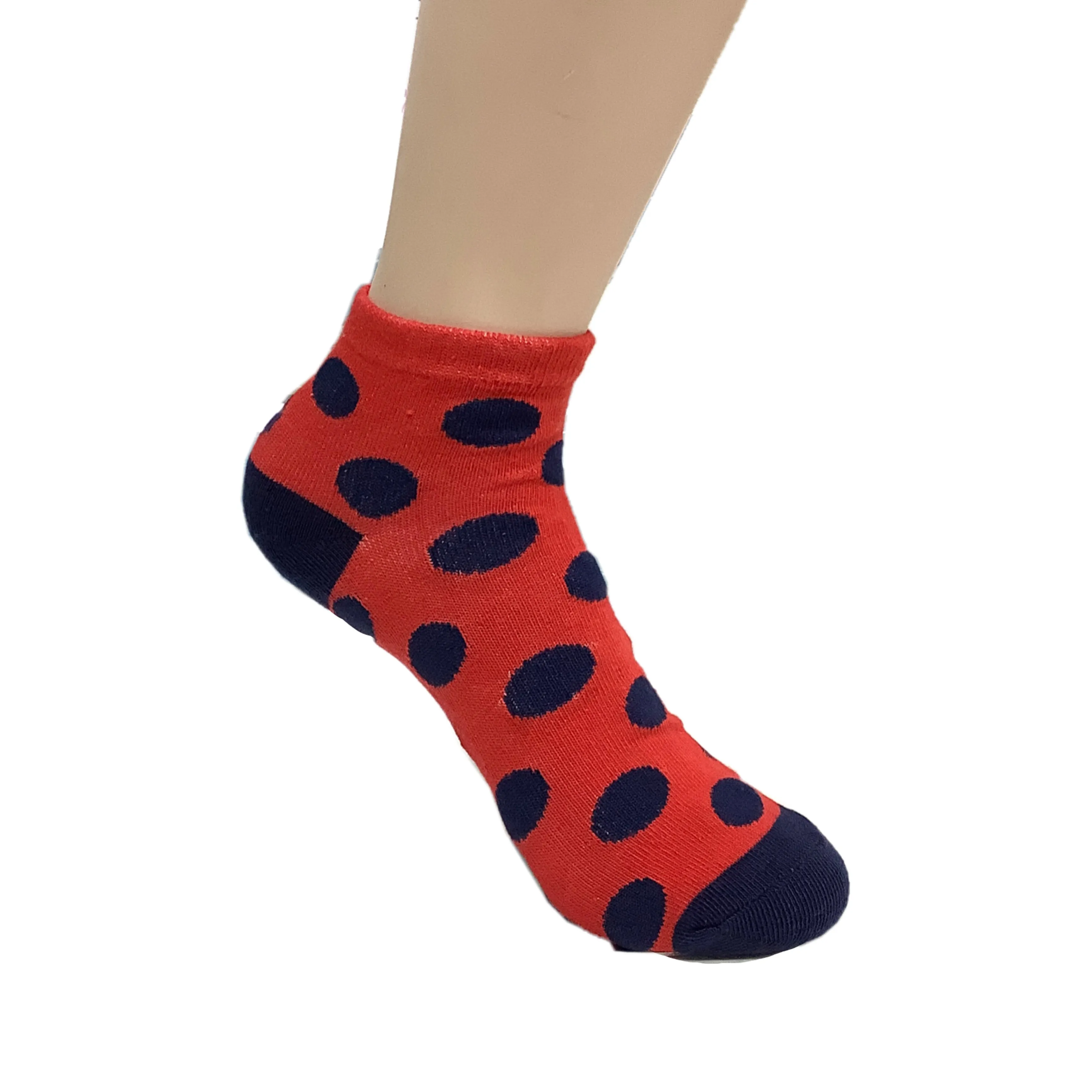 Polka Dot Patterned Ankle Socks (Adult Medium - Women's Shoe Sizes 5-10)