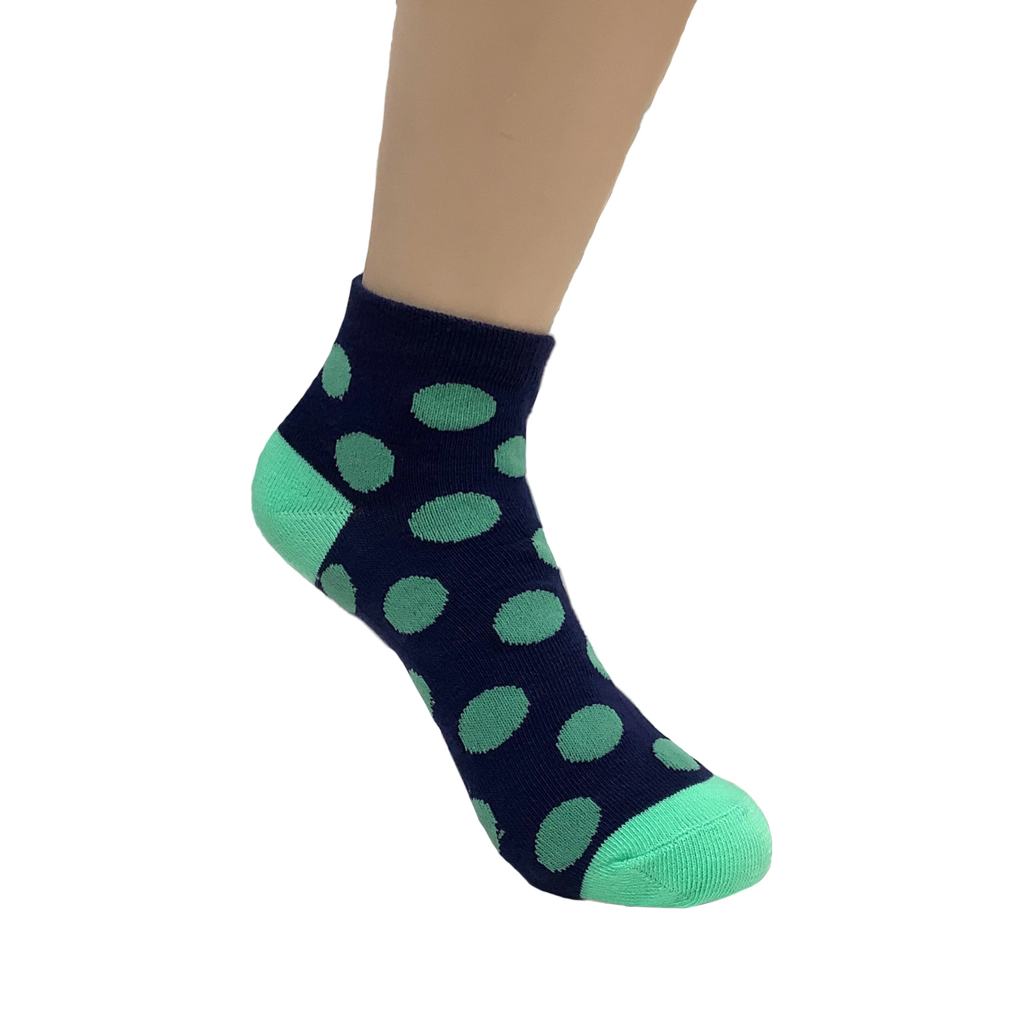 Polka Dot Patterned Ankle Socks (Adult Medium - Women's Shoe Sizes 5-10)