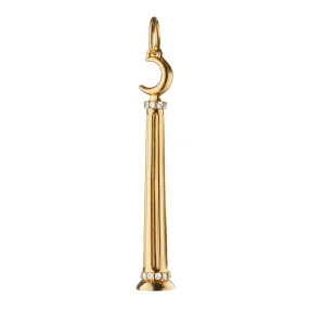 "Athena" Dream Column Charm with Diamonds