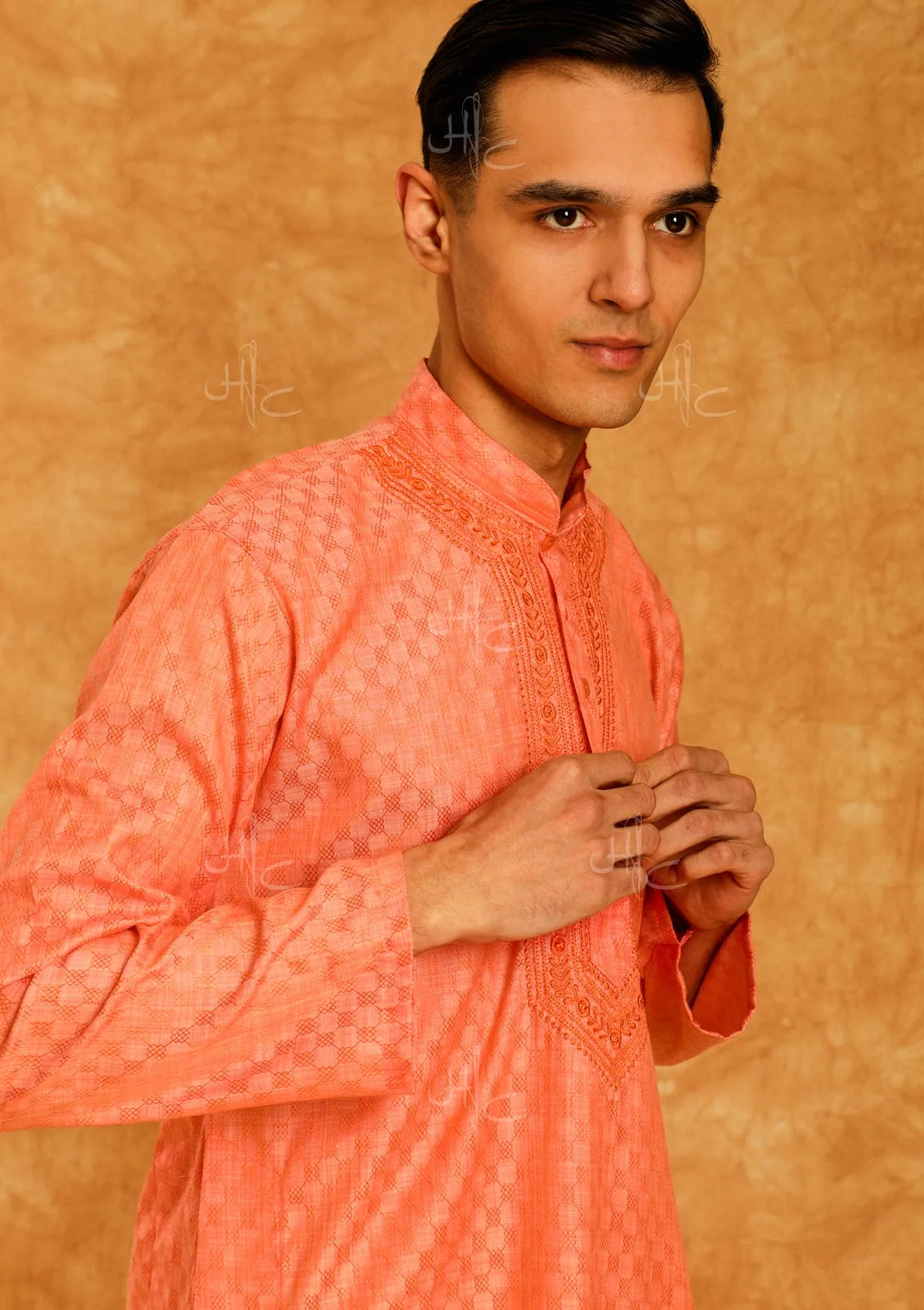 Rauf Embroidered Rayon Straight Men's Kurta