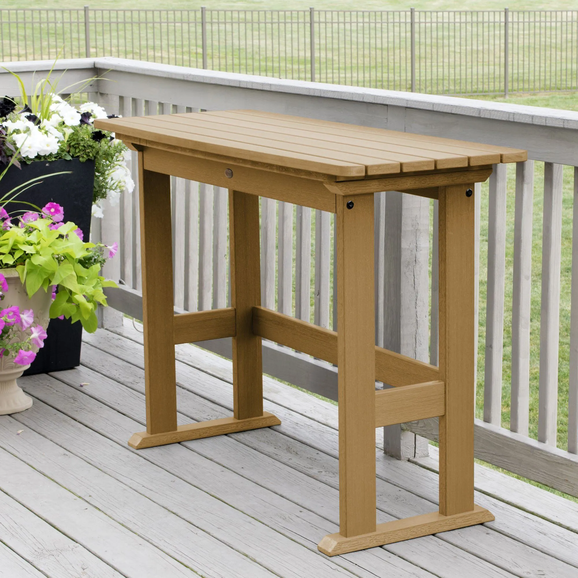 Refurbished Lehigh Counter Height Balcony Table