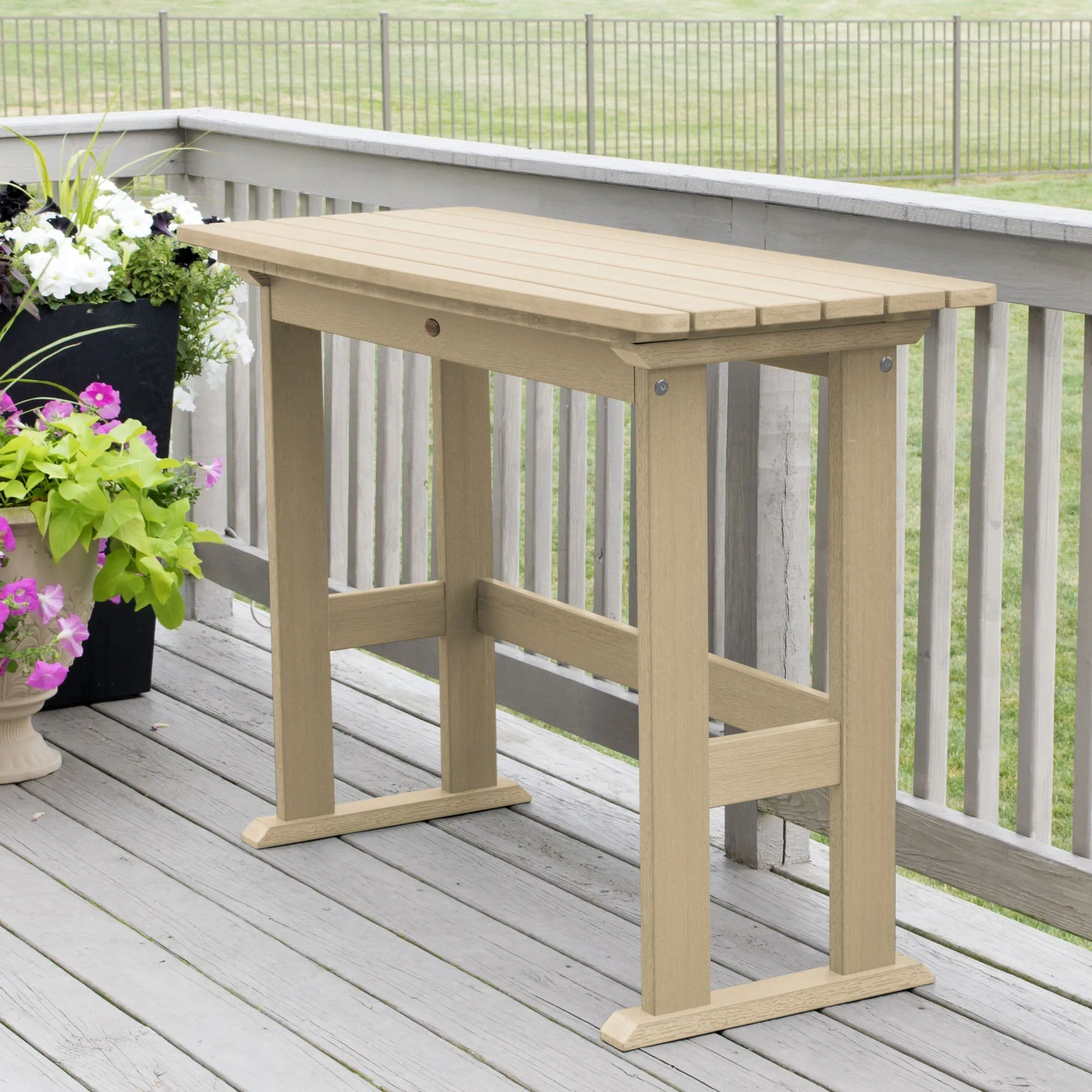 Refurbished Lehigh Counter Height Balcony Table