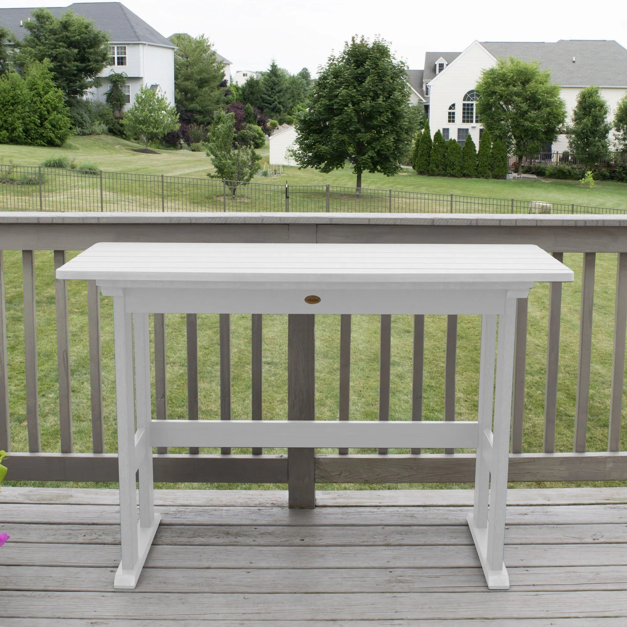 Refurbished Lehigh Counter Height Balcony Table