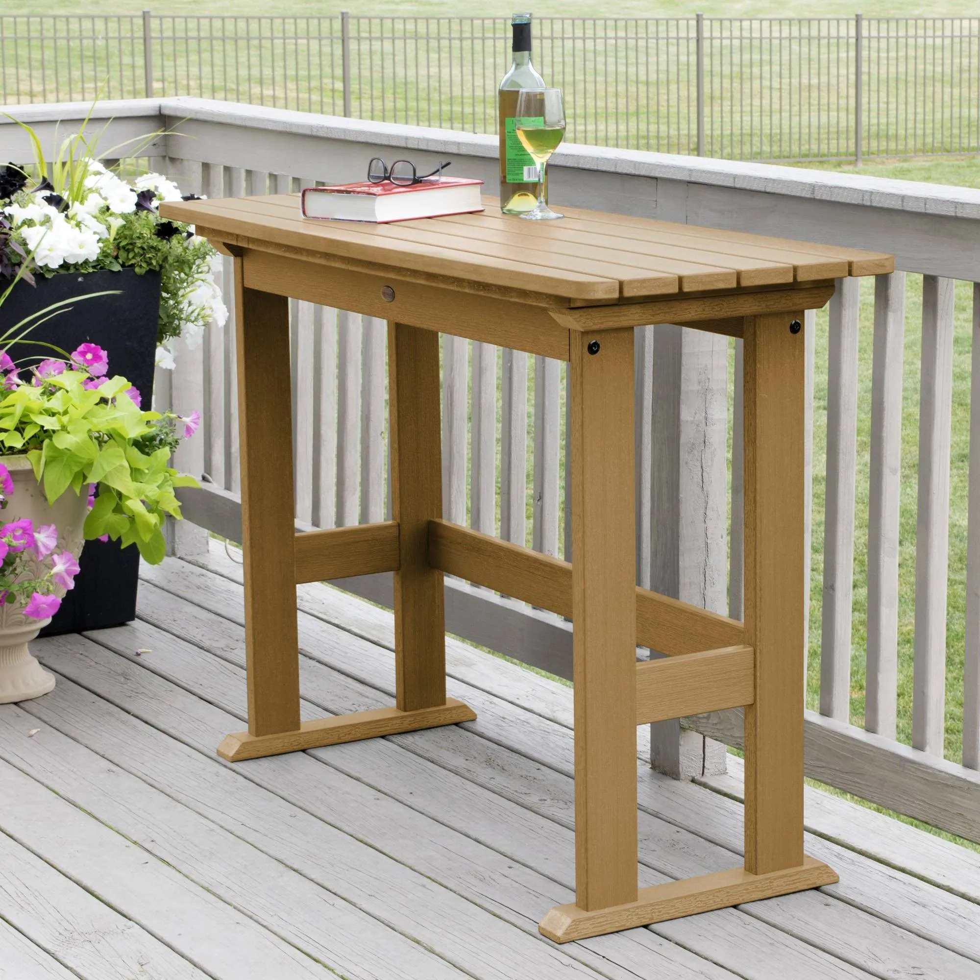 Refurbished Lehigh Counter Height Balcony Table