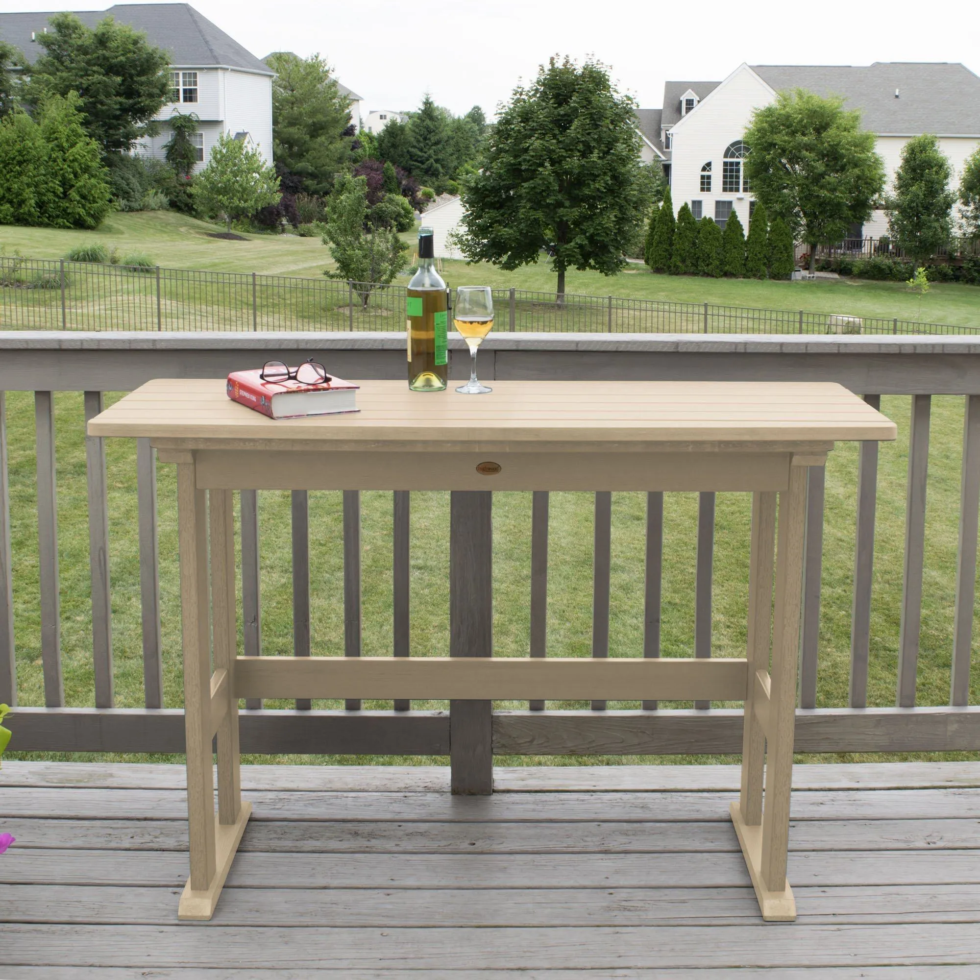 Refurbished Lehigh Counter Height Balcony Table