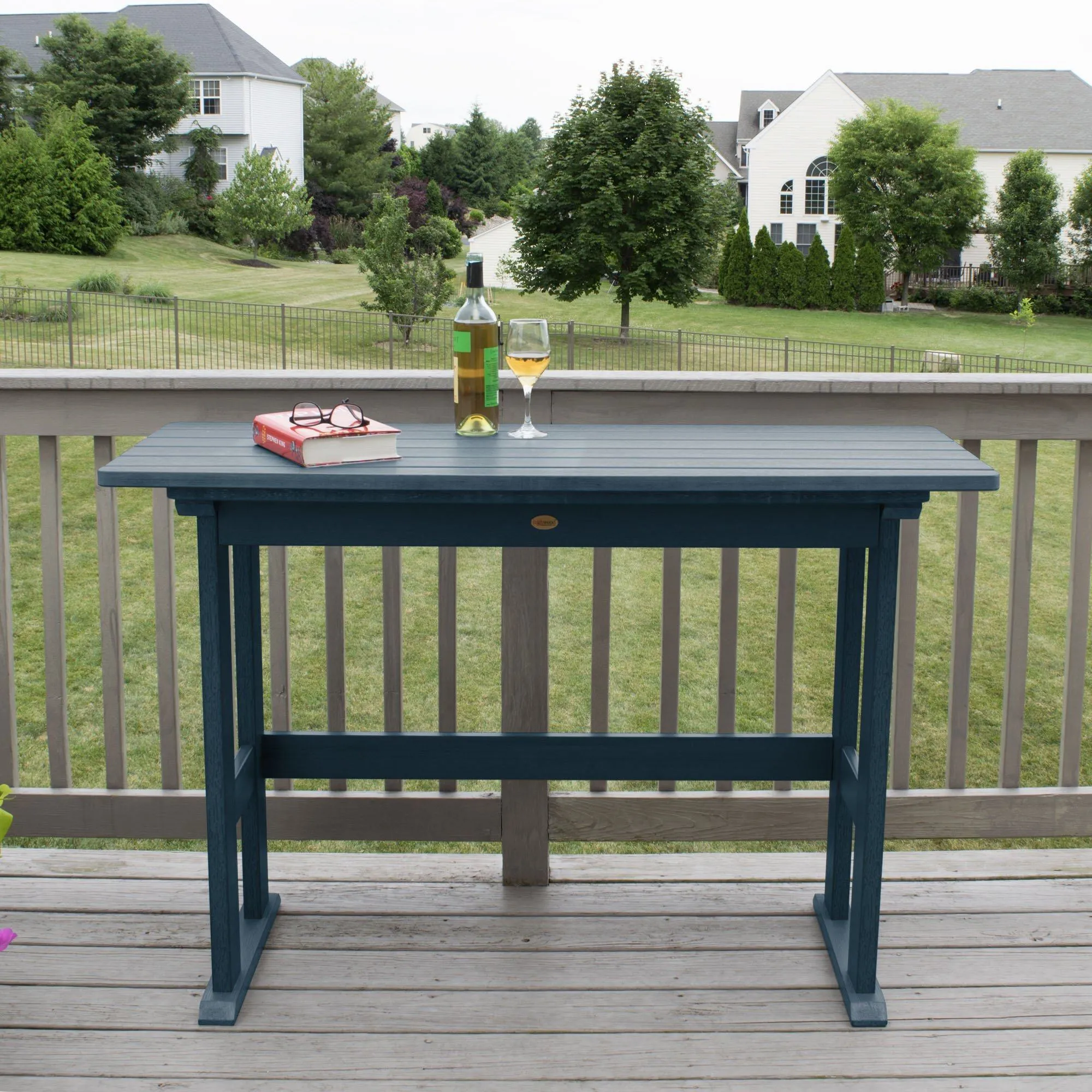 Refurbished Lehigh Counter Height Balcony Table