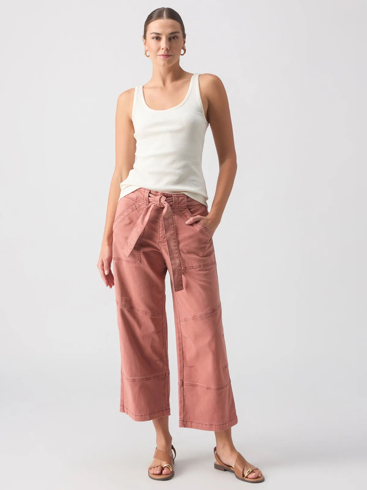 Reissue 90's Sash Semi-High Rise Pant Ash Rose