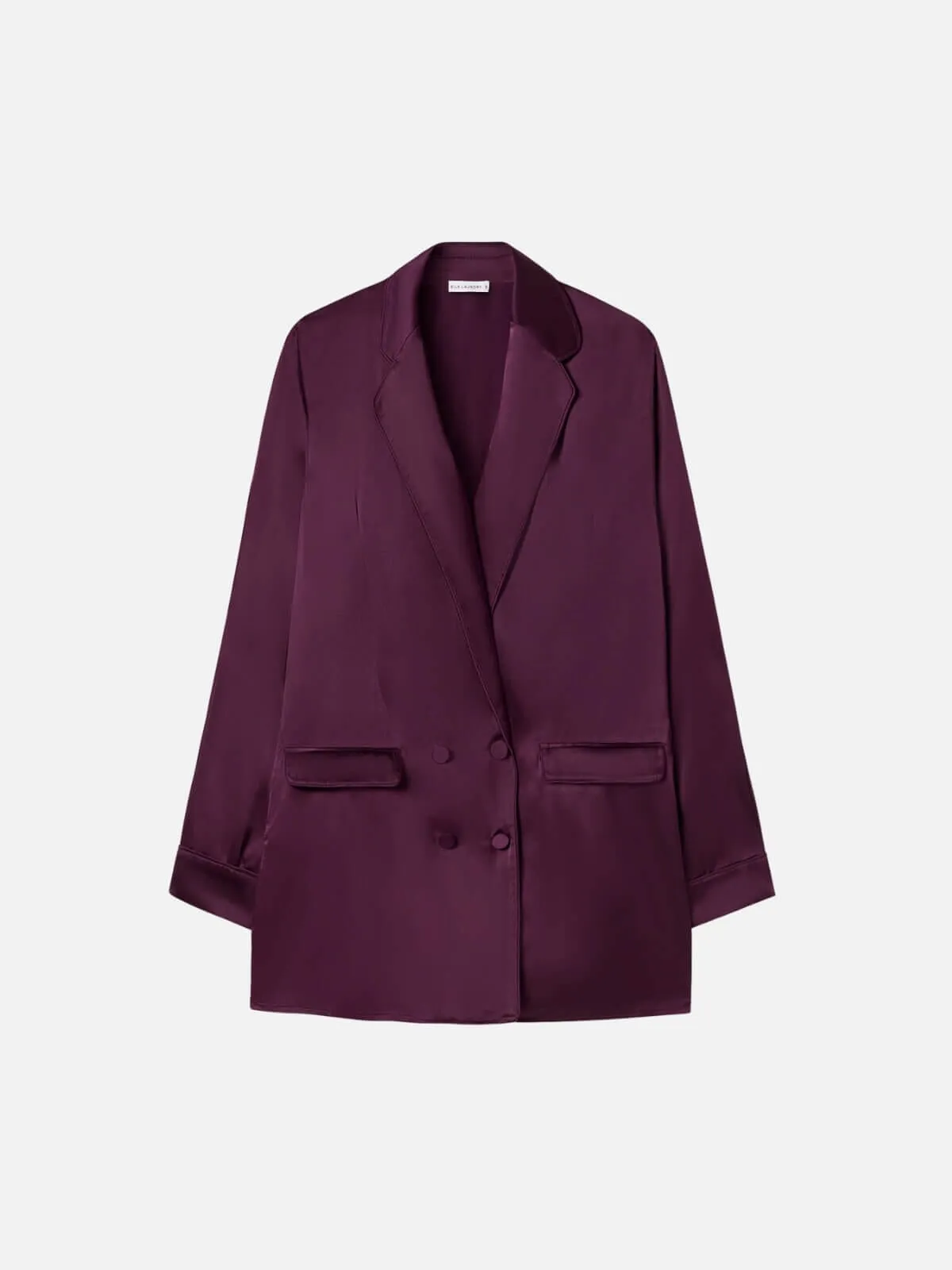 Relaxed Blazer - Blood Plum