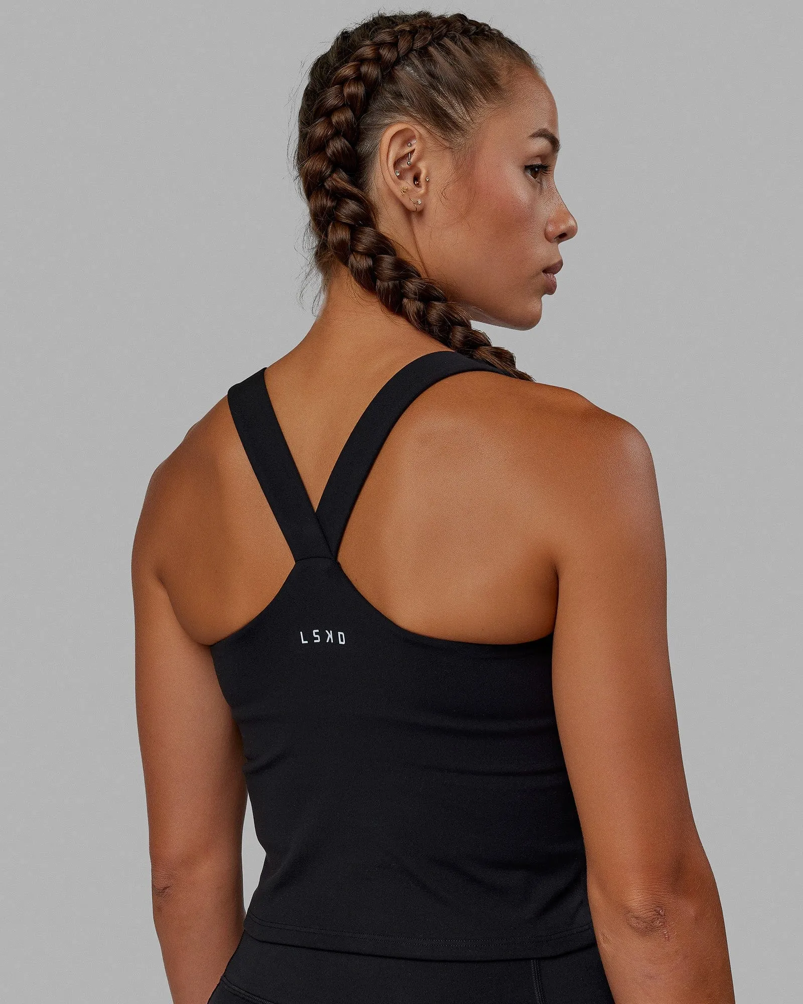 Rep Shelf Bra Performance Tank - Black