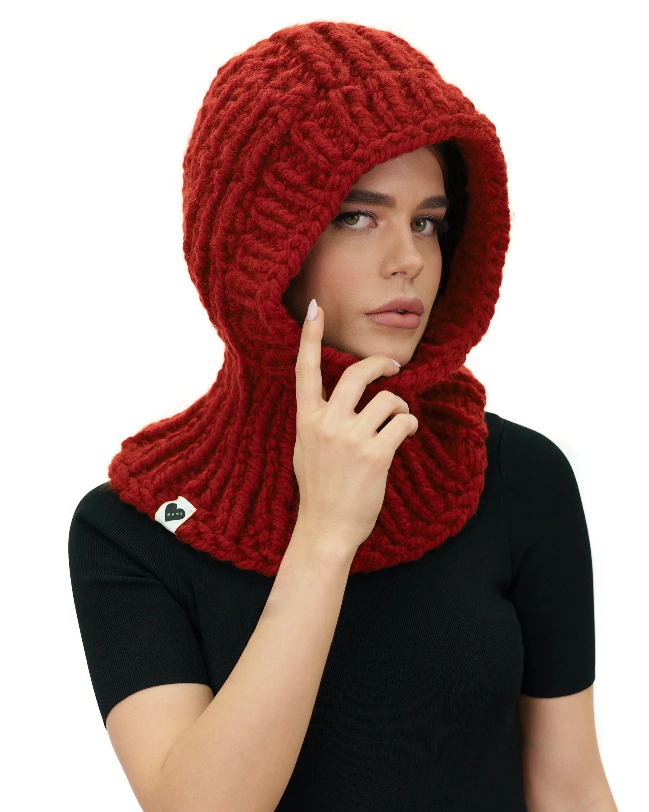 Ribbed Balaclava Hood