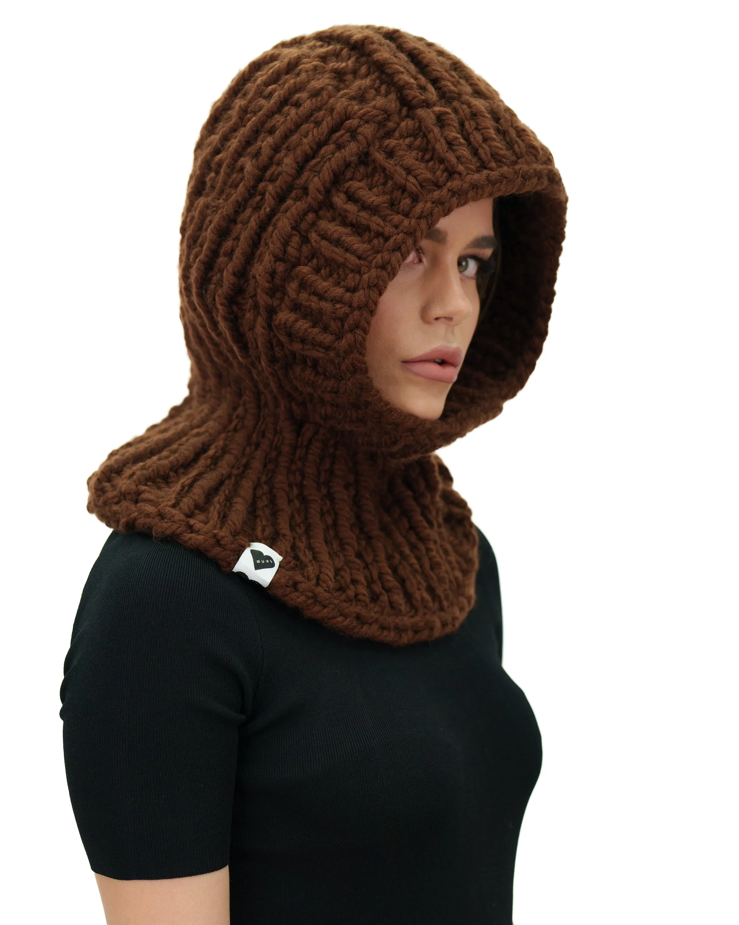 Ribbed Balaclava Hood