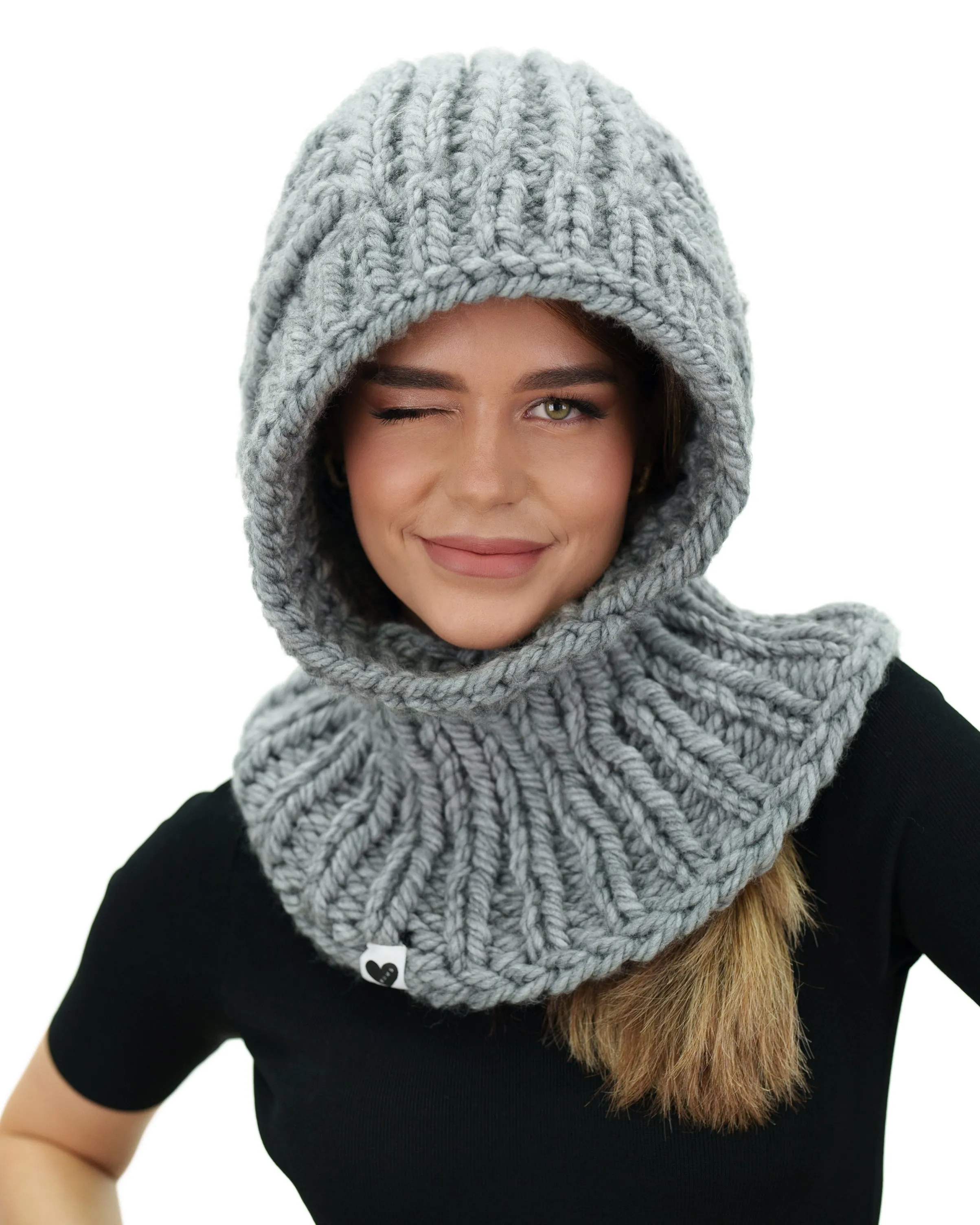 Ribbed Balaclava Hood